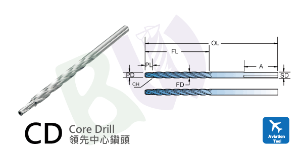 刀具,航太专用钨钢领先中心钻头