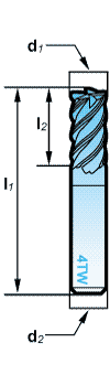 cutting tools-4 Flute End Mills
