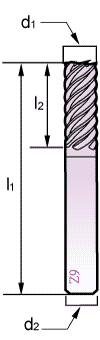 cutting tools-6 Flute End Mills