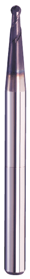 cutting tools-2 Flute Long Shank Taper Neck Ball Nose End Mills