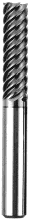 cutting tools-6 Long Flute High Helix End Mills