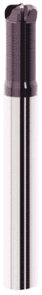 cutting tools-4 Flute Straight Flute Corner Radius End Mills
