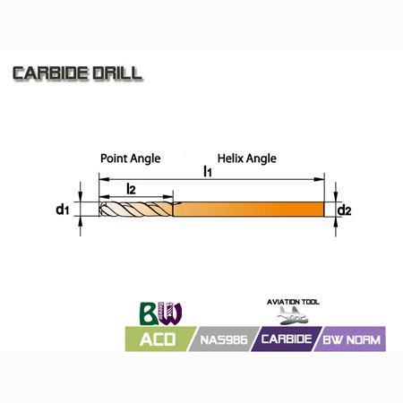 broca de carburo - ACD