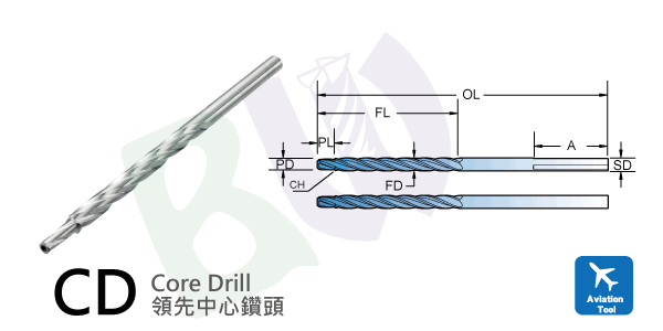 tool,Aerospace DLC Diamond coating Pilot Core Drill