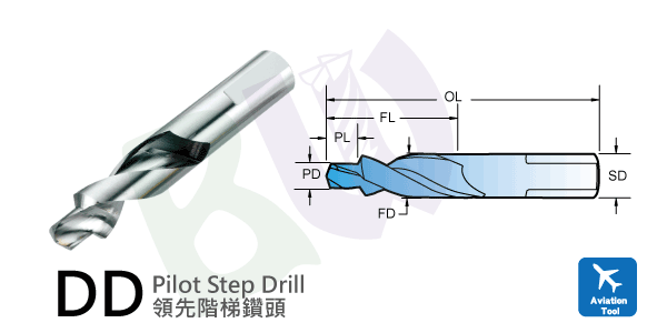 tool,Aerospace Pilot Step Drill 