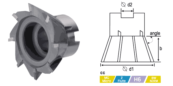 tool-Angle Milling Cutter