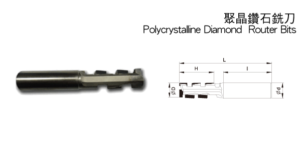 PCD  Router Bits