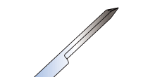 Single Flute Half End Cutter-Flat nose type