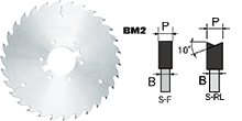 Thin Multiple Saw Blade for Strand Woven Bamboo-BM2