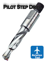 Aviation Tool Pilot Step Drill