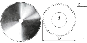 PCD circular saw blades